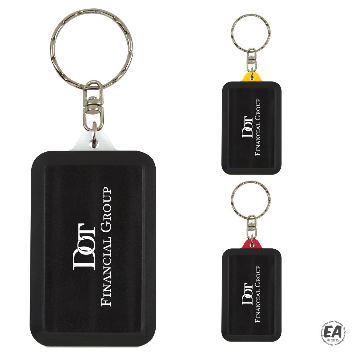 Customized COB Light with Key Ring | Promotional Flashlights Keychains ...