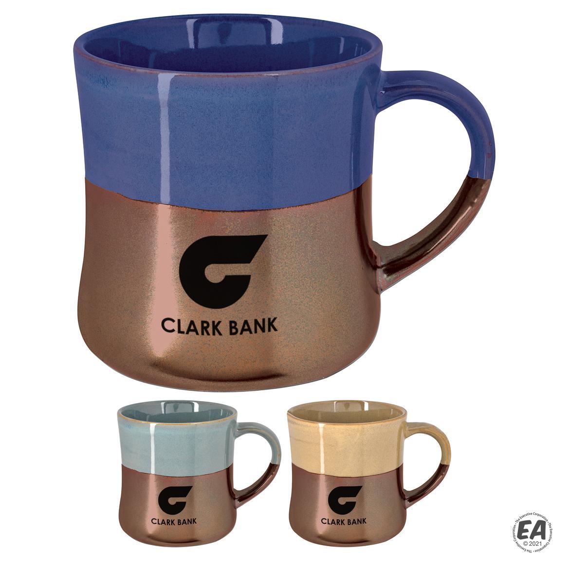 Promotional 16 oz. TwoTone Iridescent Mug Customized Coffee Mugs