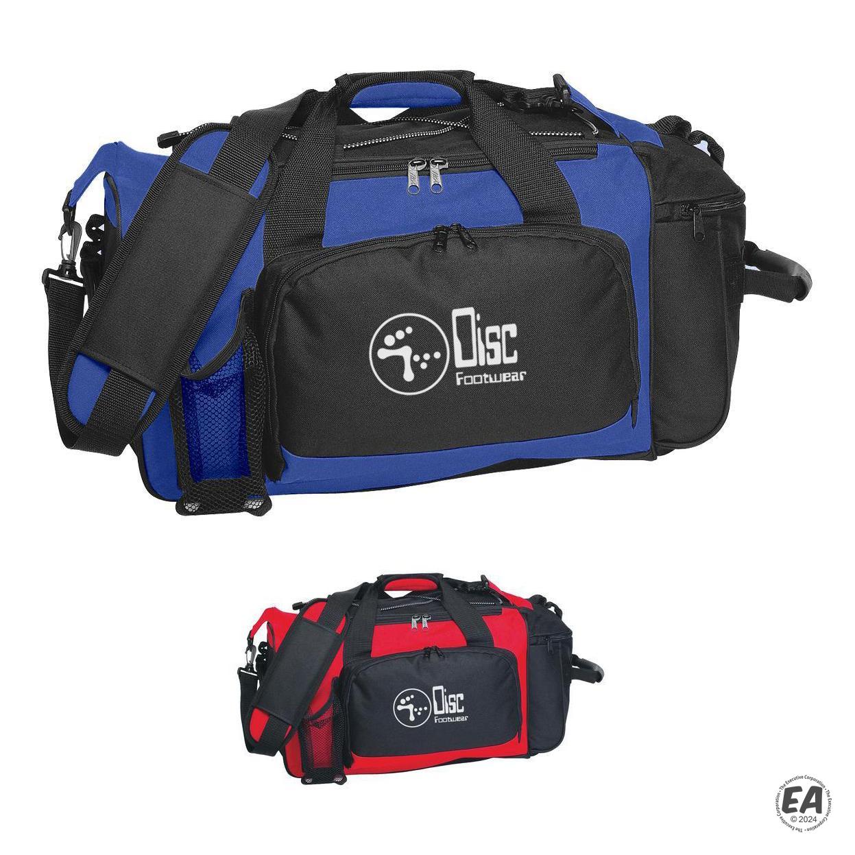 Promotional Deluxe Sports Duffel Bag Customized Duffel Bags Custom