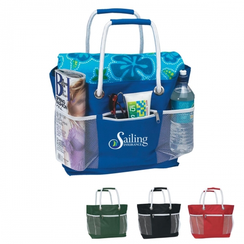 nylon beach tote