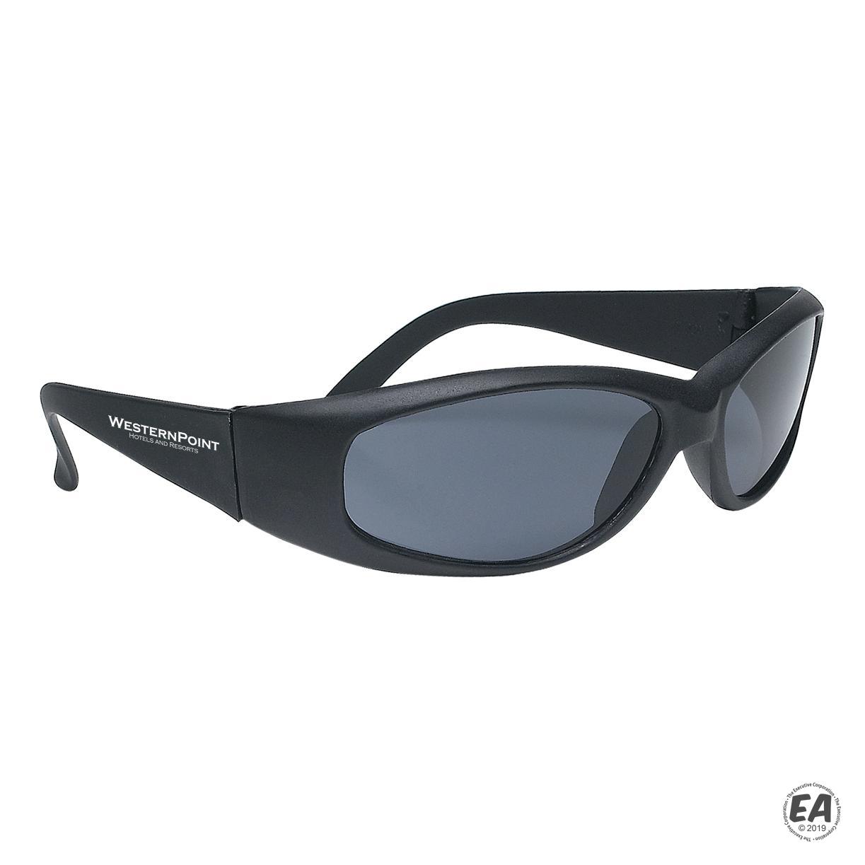 Custom Black Sport Sunglasses Customized Sunglasses Branded Black