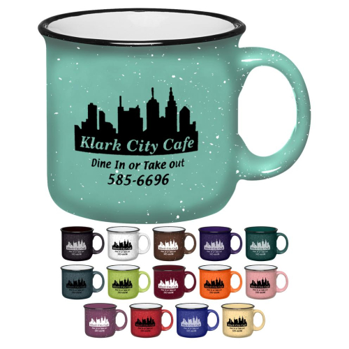 CUSTOM Logo Text Mug Custom Mug Design Mug Gift Coffee Mug Campfire Mug Small Business Campfire Mug