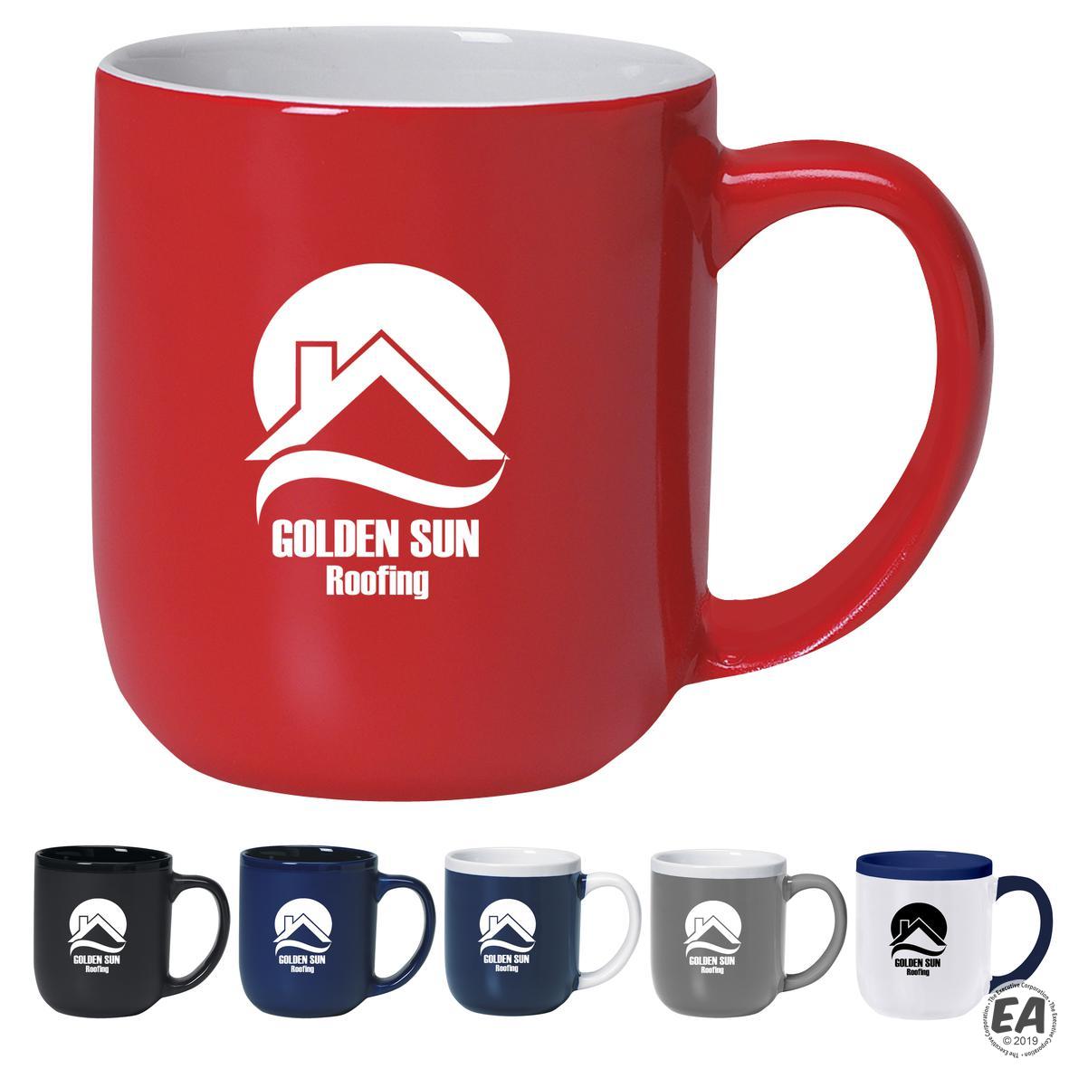 Promotional 17 oz. TwoTone Majestic Coffee Mug Customized Coffee