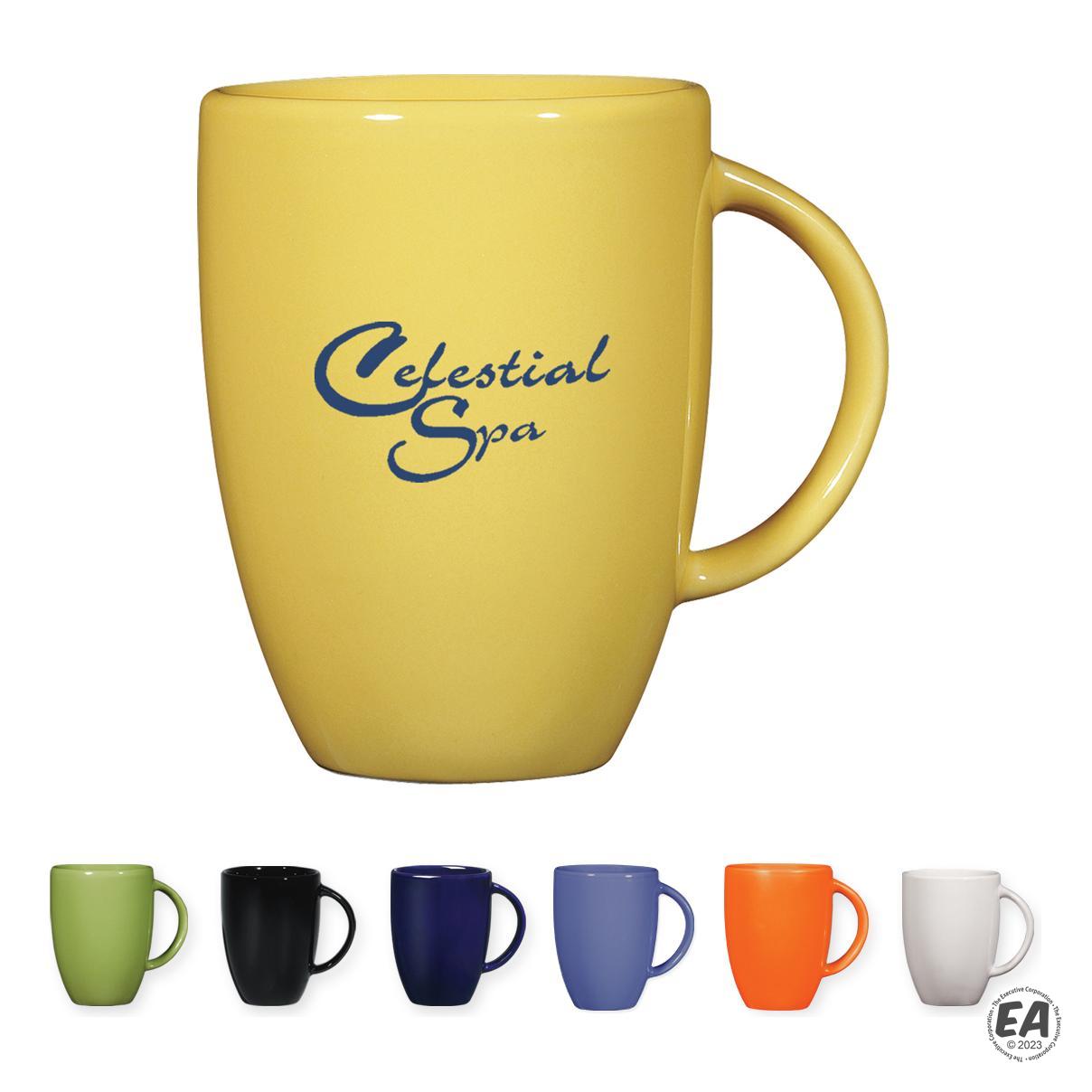 Promotional 12 oz. Europa Coffee Mug Custom Bistro Mugs Customized