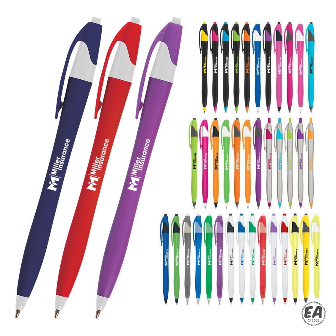 Promotional Dart Retractable Pen Customized Plastic Click Pens