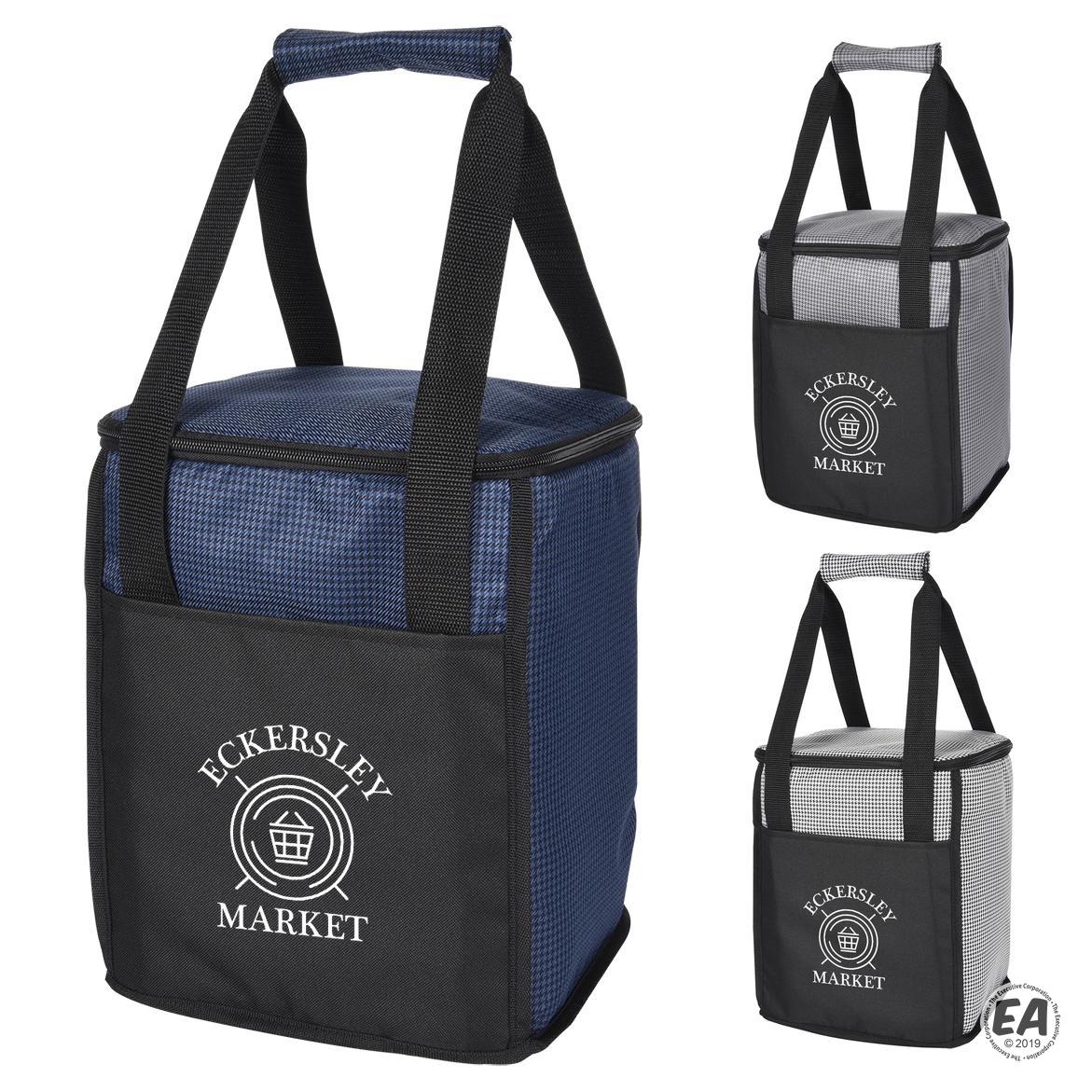 Promotional Hunter Houndstooth Cooler Bag Customized Cooler Bags