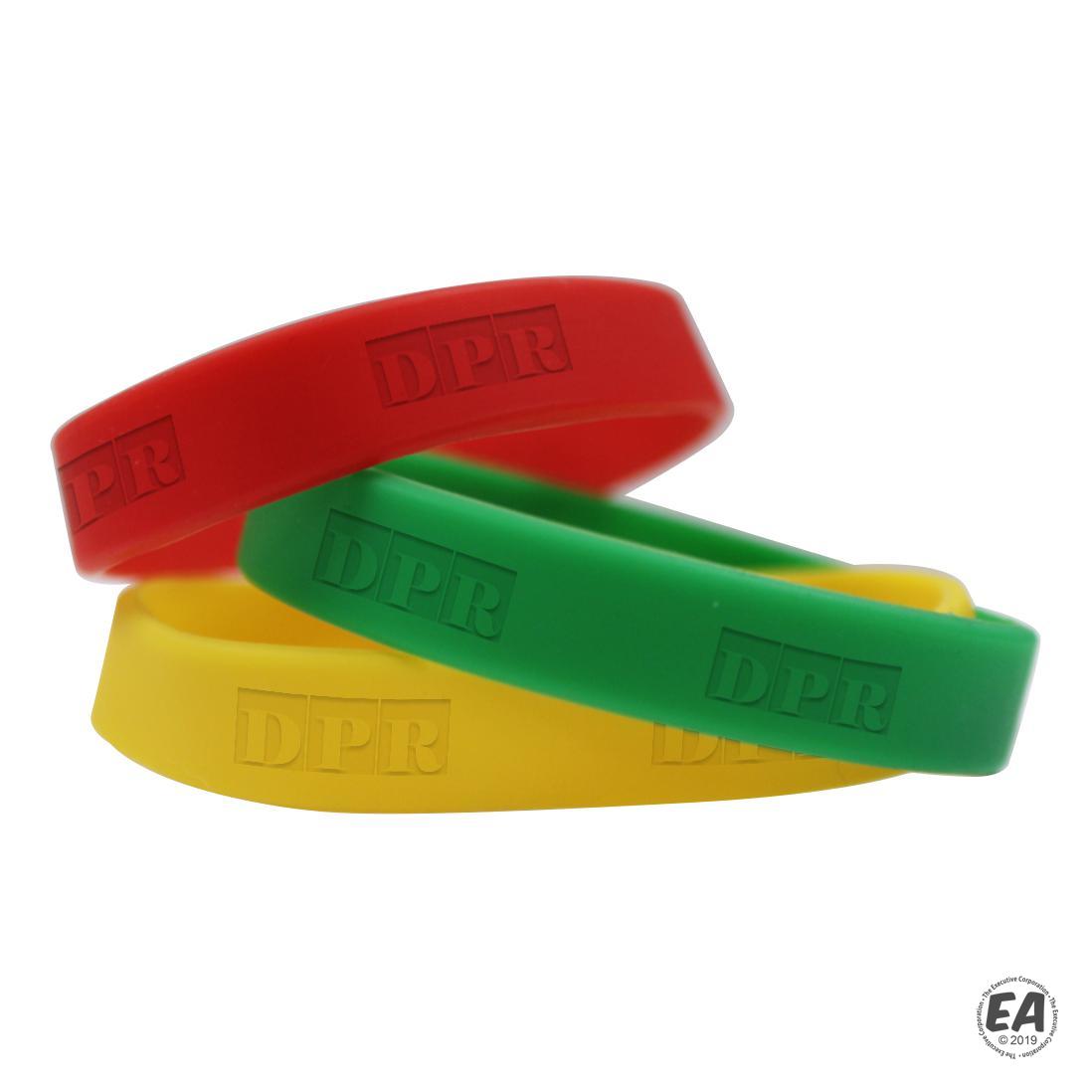 Promotional 3Piece Social Distancing Wristbands Customized PPE Products Custom 3Piece