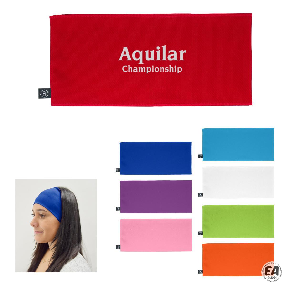 Promotional Cooling Headband 100 RPET Customized Headbands Custom