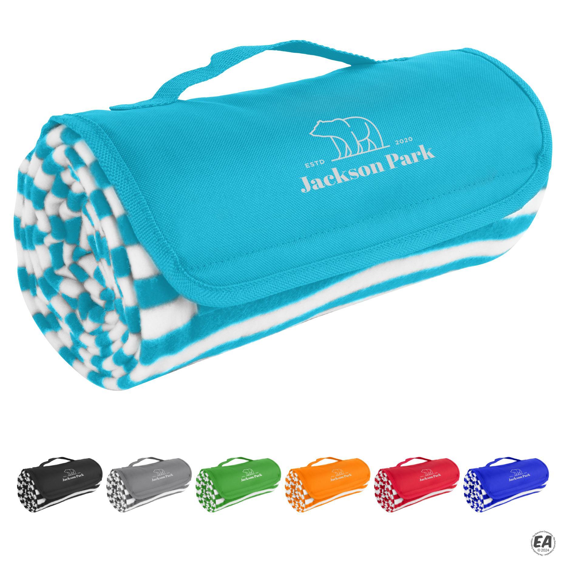 Promotional Cabana RollUp Blanket Branded Blankets Customized Cabana RollUp Blanket at