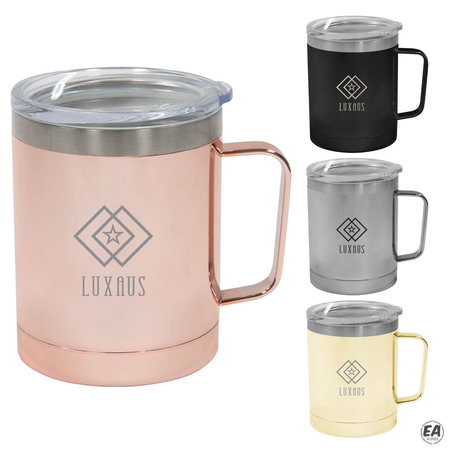 Customized 12 oz. Charlotte Mug Promotional Cafe Coffee Mugs