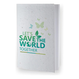 Bloomin Recycled Seed Paper Notebook