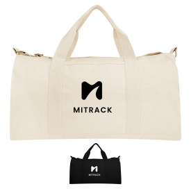 Aware Recycled Cotton Flat Bottom Duffel Bag