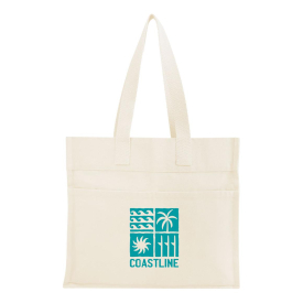Aware 14 oz. Recycled Cotton North/South Tote Bag