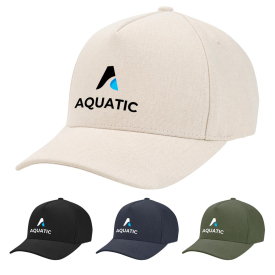 Aware Recycled Cotton Cap with Leatherette Backstrap