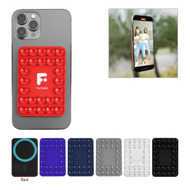 Magnetic Silicone Suction-Cup Phone Mount