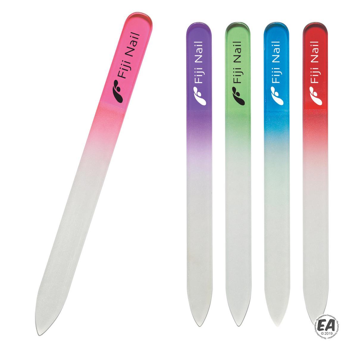 Promotional Glass Nail File in Sleeve Customized Manicure Sets