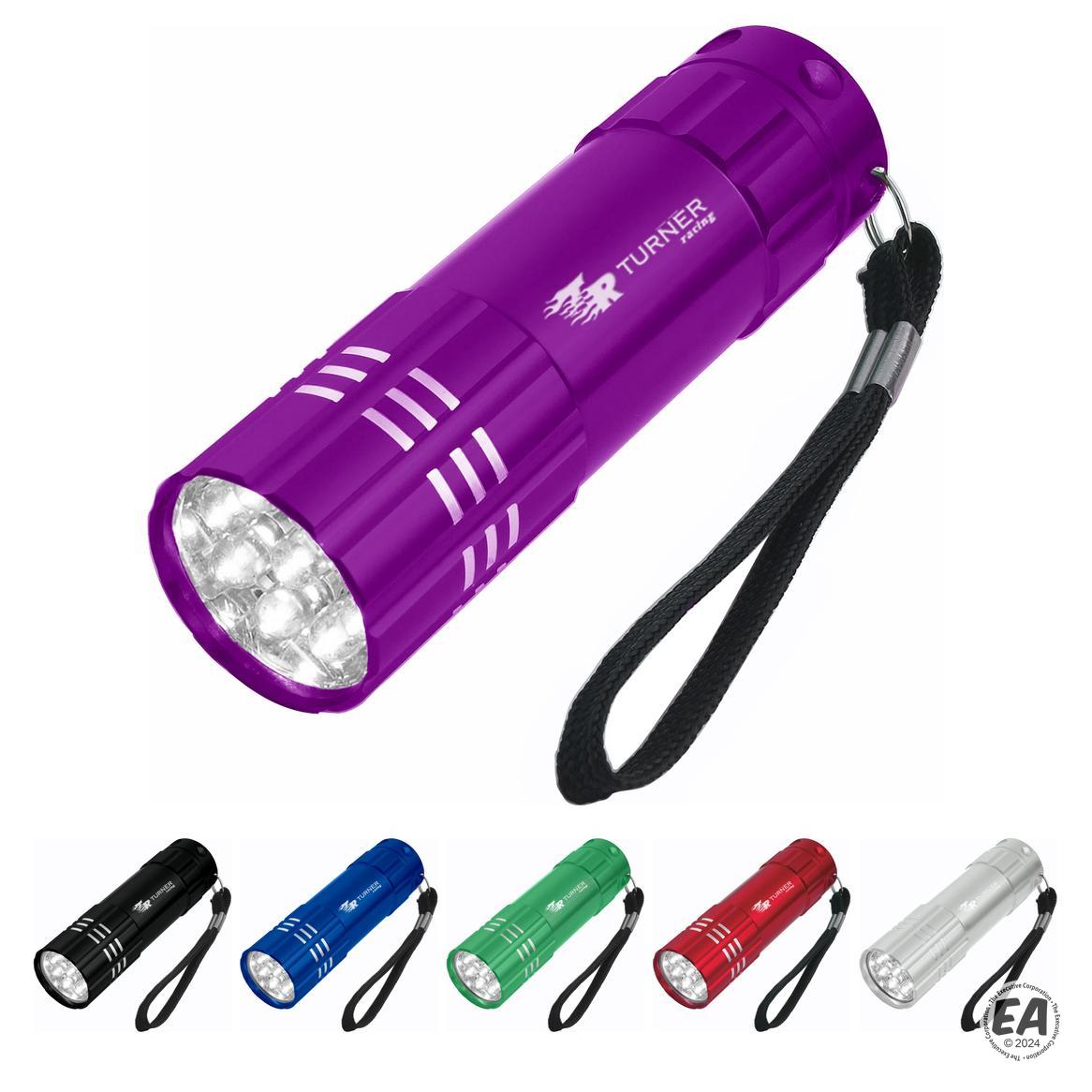 Promotional Aluminum Led Flashlight With Strap Branded LED