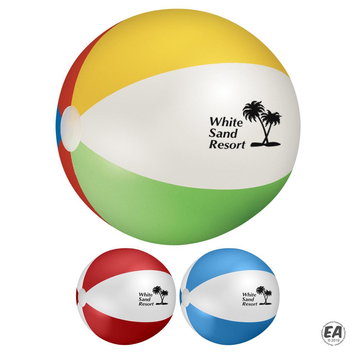 Promotional 24" Multi Colored Beach Ball Customized Beach Balls
