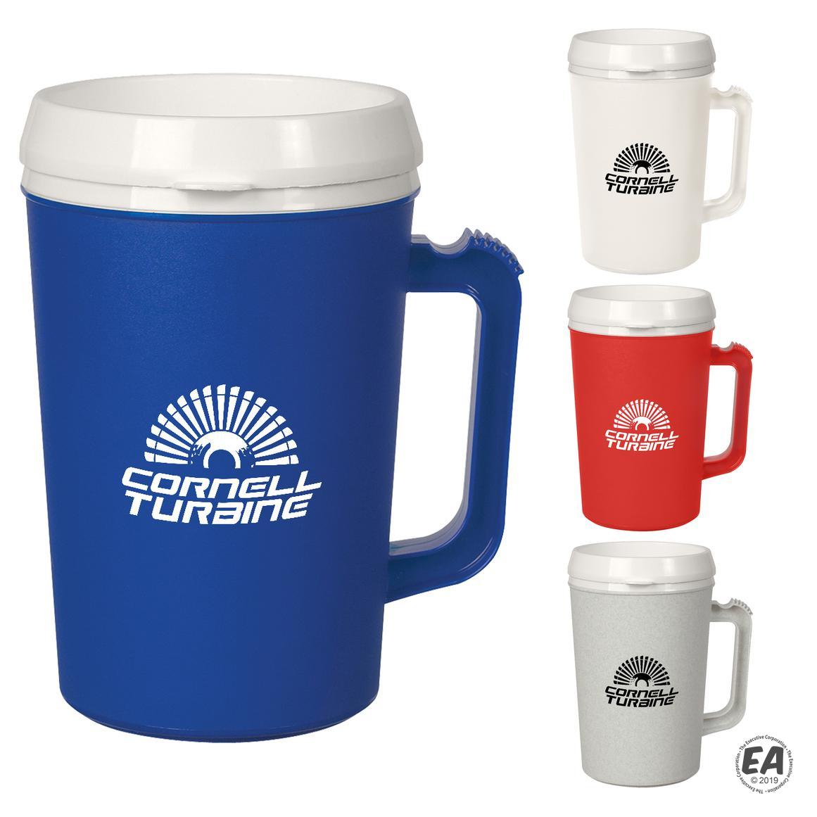 Custom 34 oz. Thermo Insulated Mug Promotional Travel Mugs