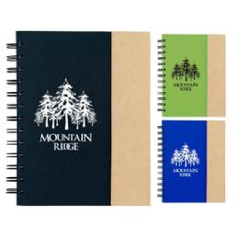 Spiral Notebook with Sticky Notes And Flags