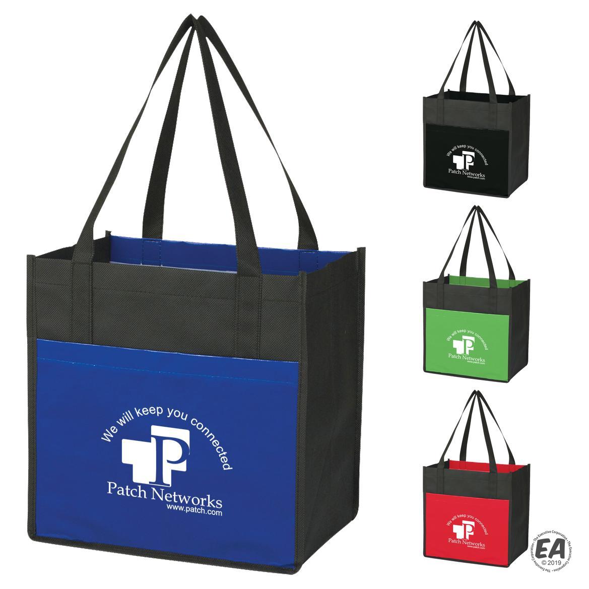 Customized Lami-Combo Shopper Tote Bag | Branded Polypropylene Tote ...