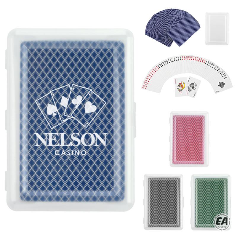 Custom Travel Playing Cards In Case Promotional Games Customized