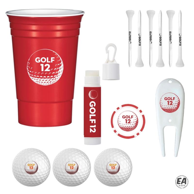 Customized Party Tournament Cup Golf Accessory Kit Branded Golf