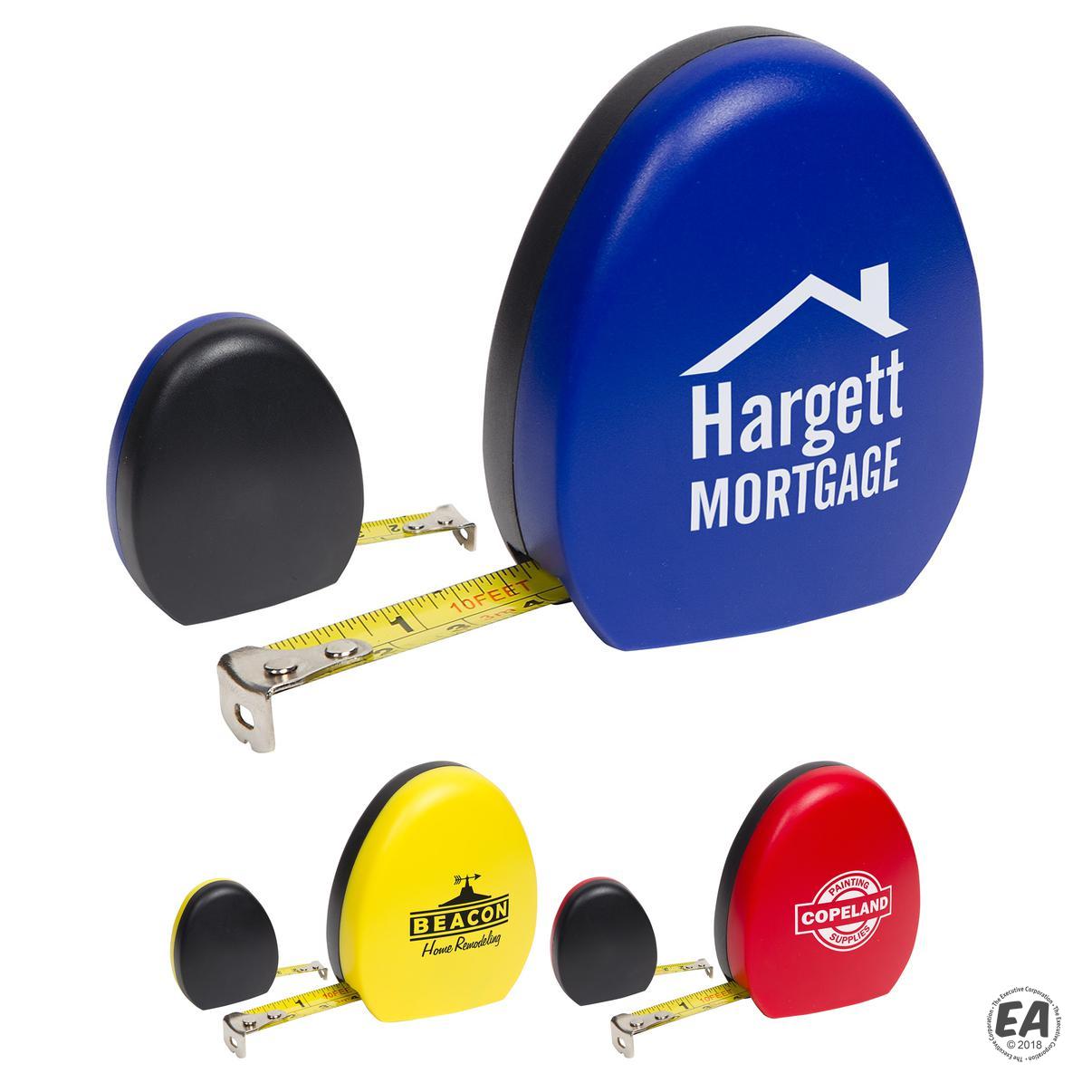 Promotional Egghead 10' Tape Measure Customized Tape Measures