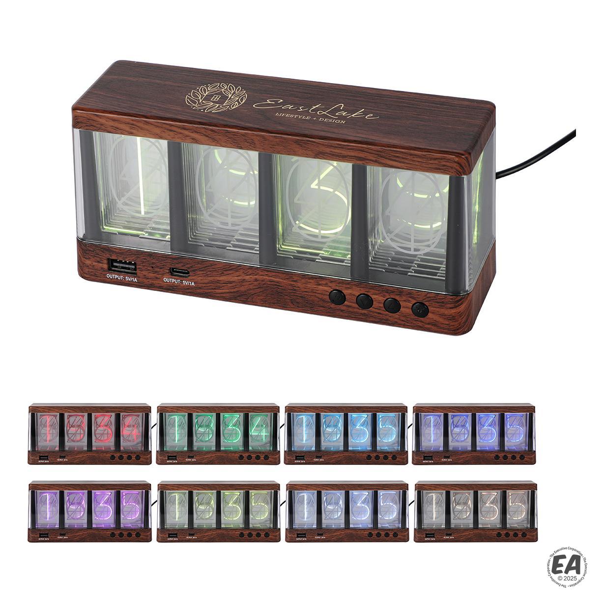 Promotional Vintage Clock with Analog-Like Display | Customized Analog ...