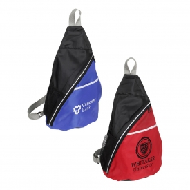 personalized sling backpack