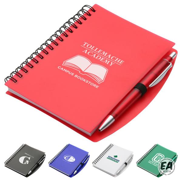 Customized Hardcover Notebook & Pen Set Promotional Notebook Pen
