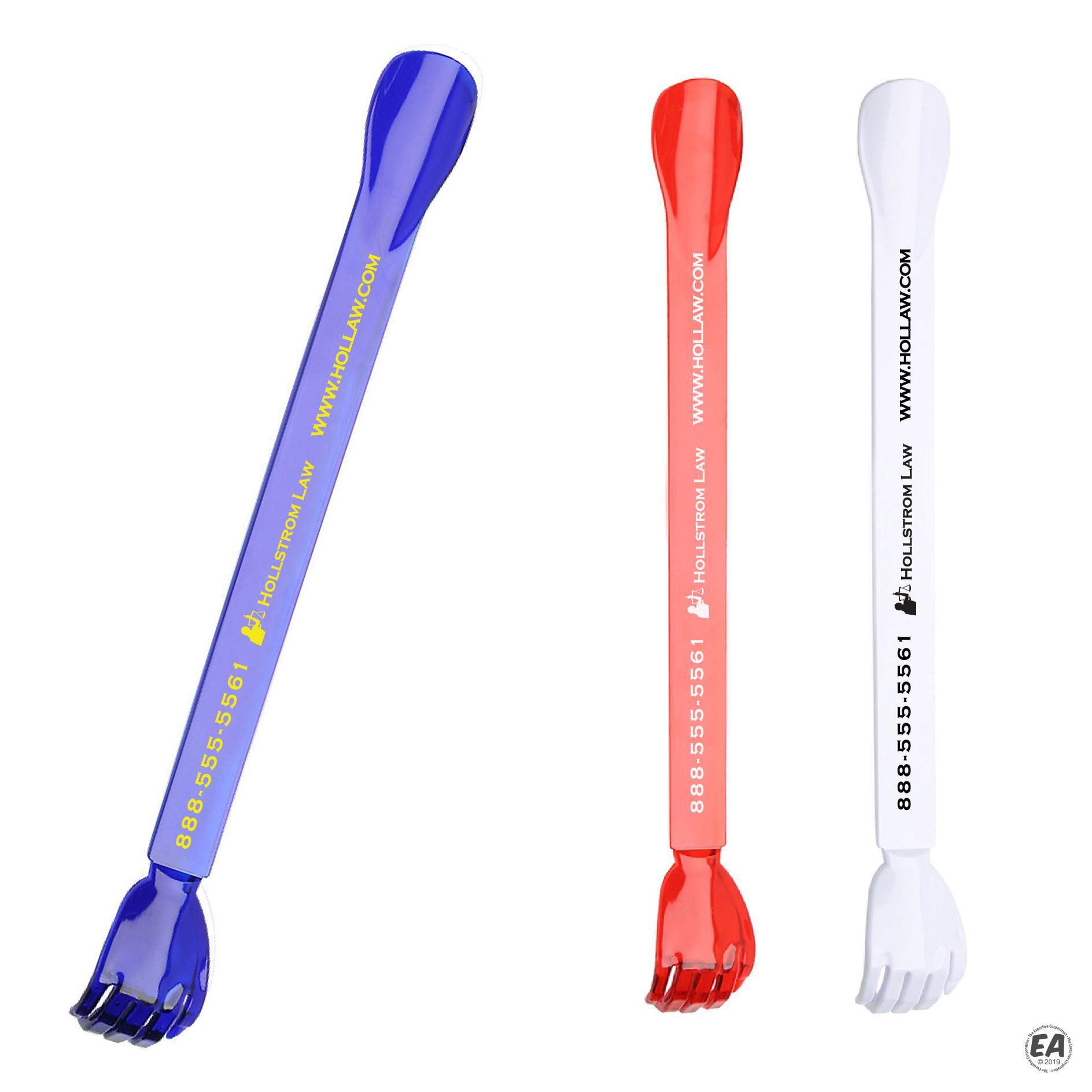Custom Helping Hand Back Scratcher With Shoe Horn Promotional Back