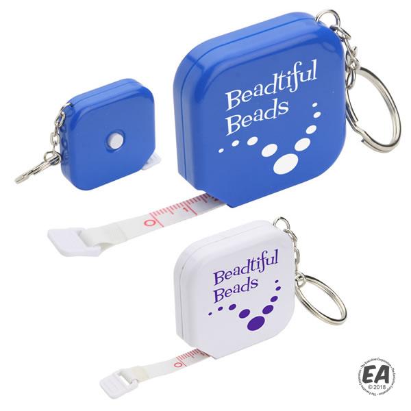 Multi Measuring Key Chain Promotional Square 5 Ft Tape Measure Key Chain | Customized Multi Tools ...
