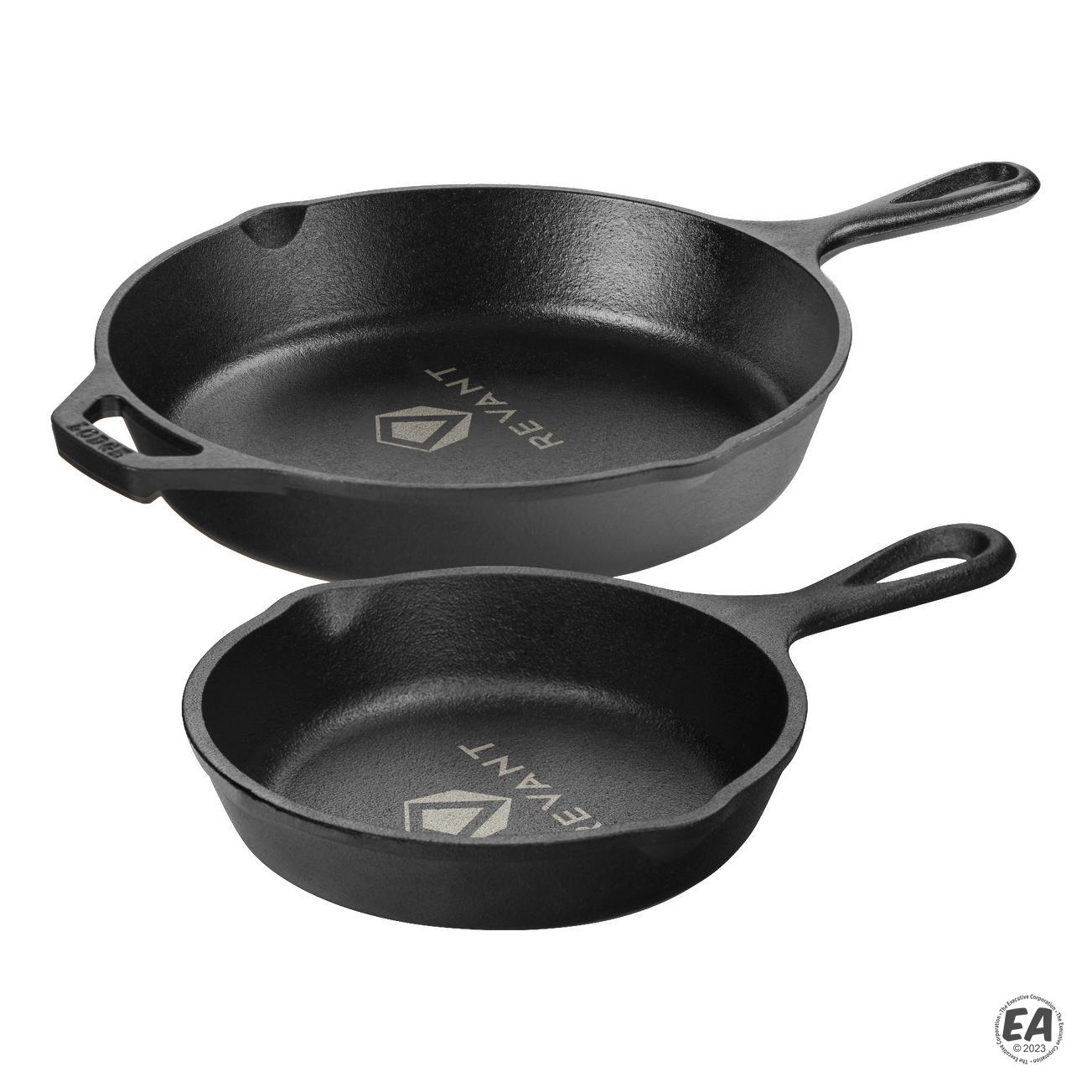 Promotional Lodge 10.25 and 5 Cast Iron Skillets Gift Set Branded