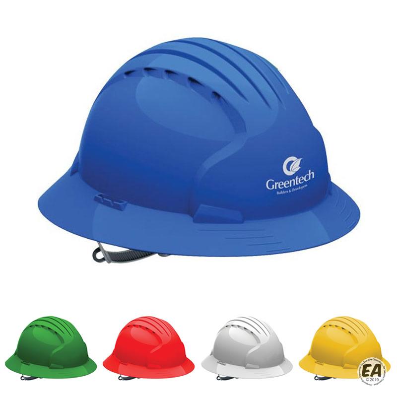 Promotional Evolution 6141 Full Brim Hard Hat Custom Hard Hats