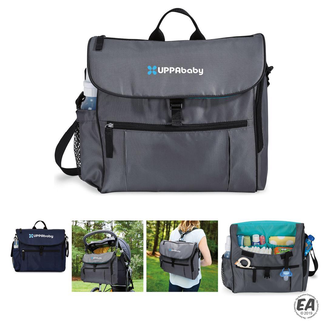 Promotional Uptown Convertible Diaper Bag Kit Customized Messenger Bags Branded Uptown