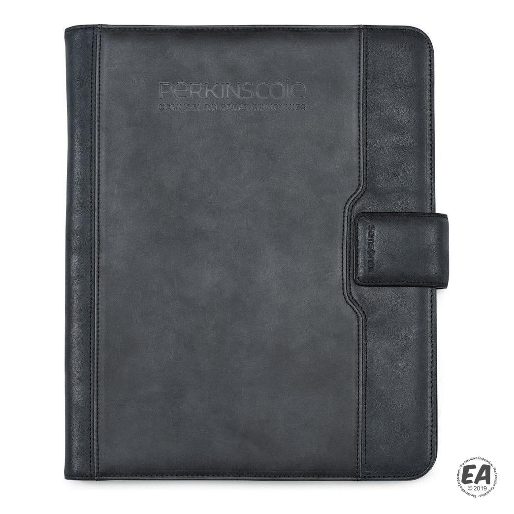 Promotional Samsonite Executive Leather Padfolio Custom Executive