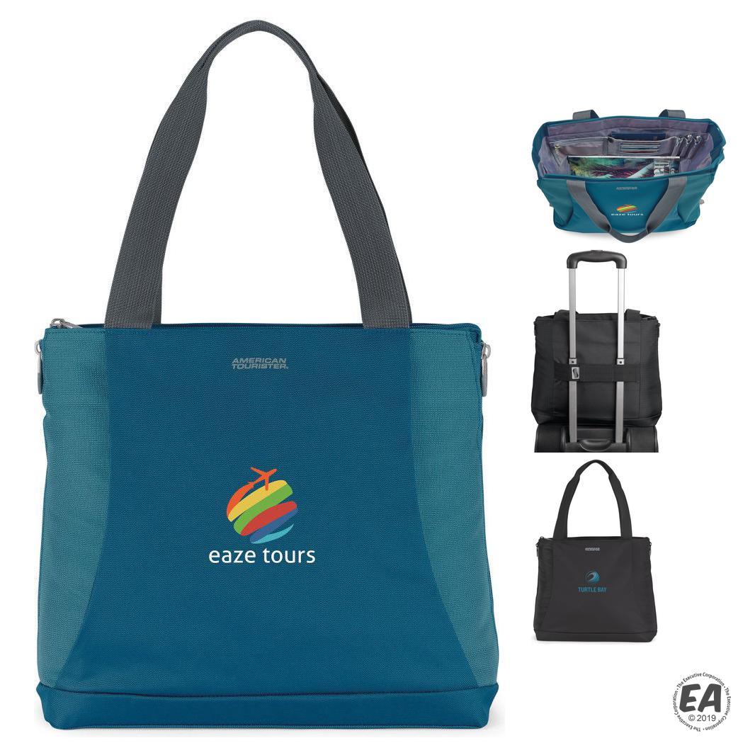 Customized American Tourister Voyager Travel Tote Bag Custom Tote