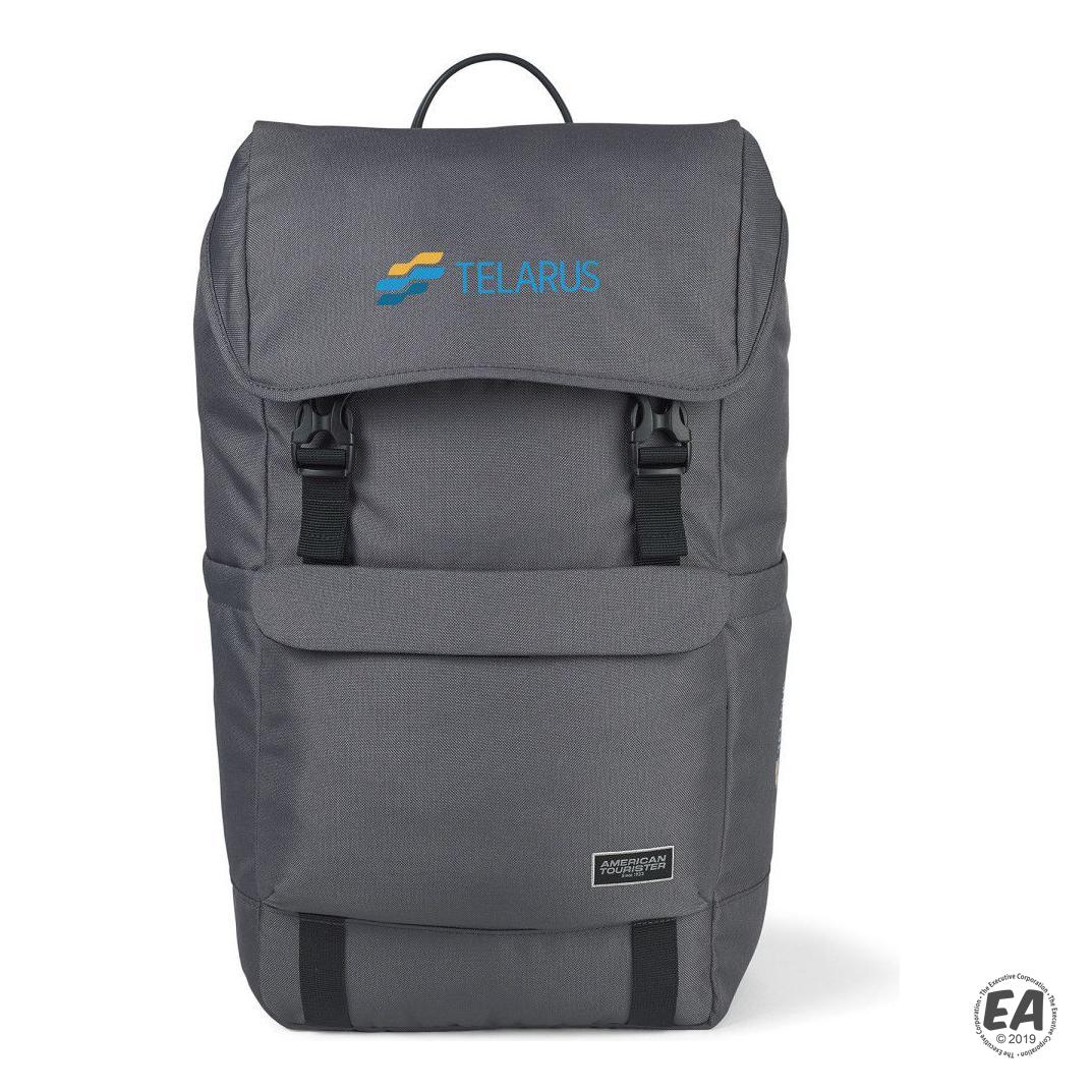 Customized American Tourister Embark Computer Backpack Promotional