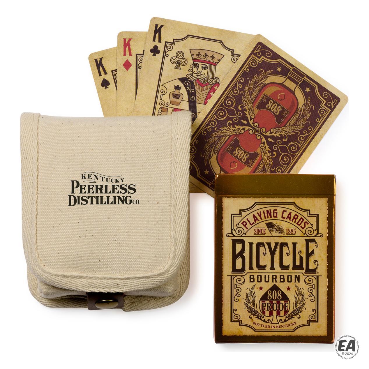 Promotional Bicycle Bourbon Connoisseur Playing Cards Gift Set ...