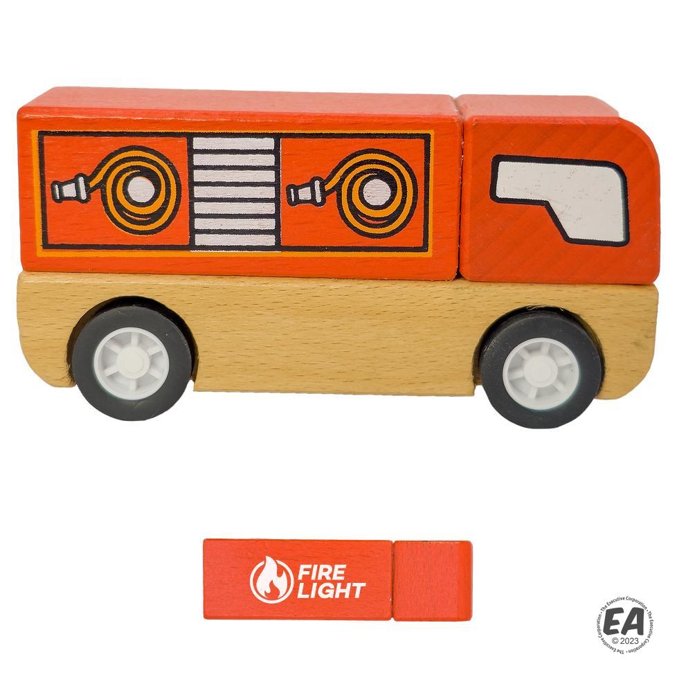 TITOUMI 4 In 1 Take Apart Toy Truck, DIY Assembly Fire Truck Toy Vehicles For Kids, Educational
