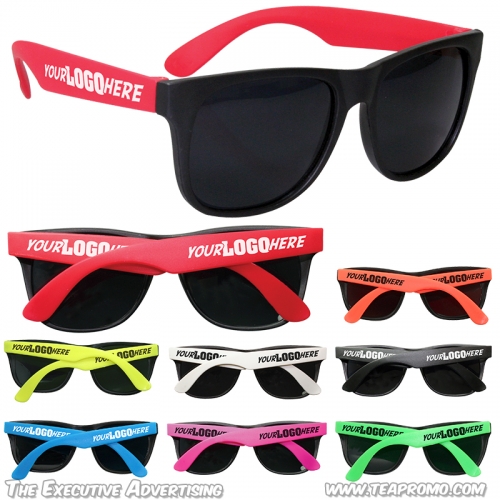 Promotional Party Sunglasses with 2 Locations