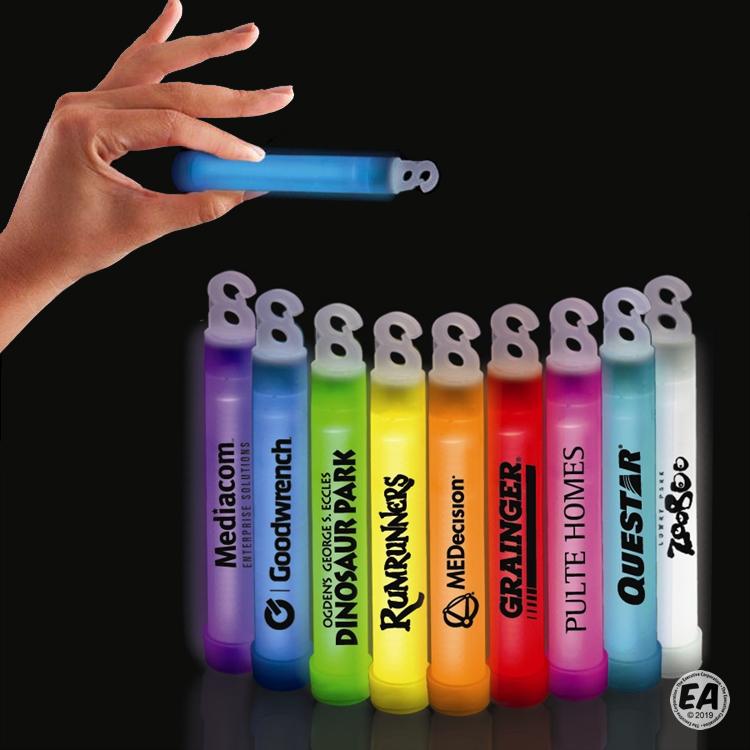 Customized 4'' Premium Glow Sticks Promotional Glow Sticks Custom 4
