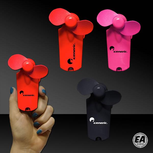 Mini Fan Merch Custom 3.75'' Mini Handheld Fan | Customized Cooling Fans | Promotional ...