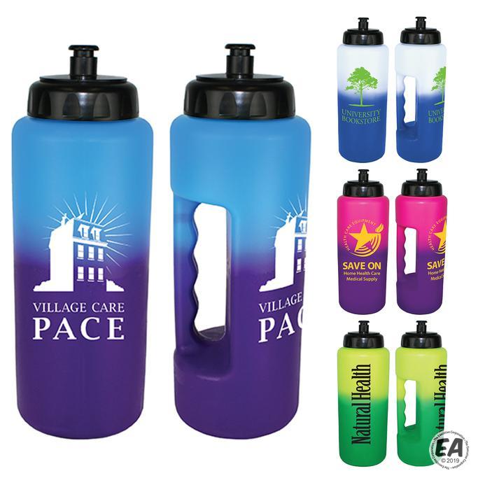Branded 32 oz. Mood Grip Bottle with Push 'n Pull Cap | Promotional ...