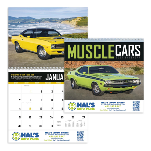 Muscle Cars 1850 - Appointment Calendar