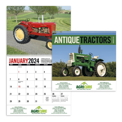 Antique Tractors - Hanging Calendar