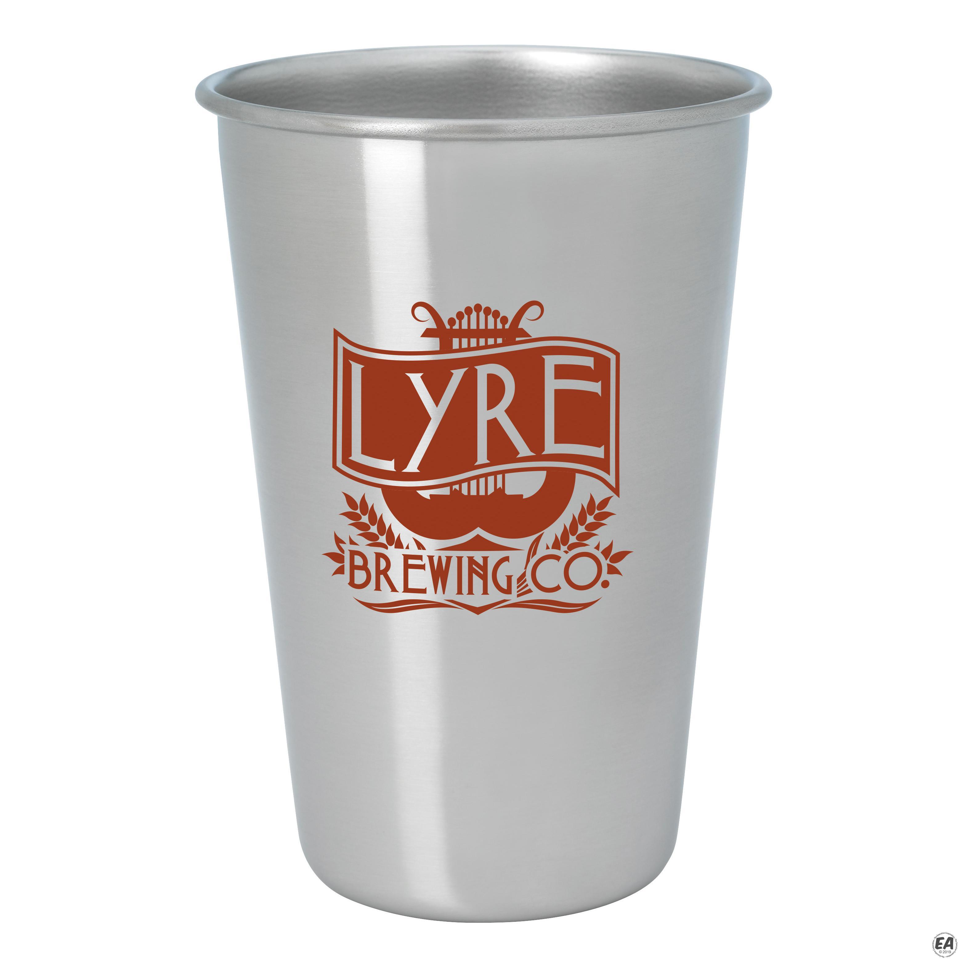 Customized Stainless Pint Glass Branded Pint Glasses Promotional