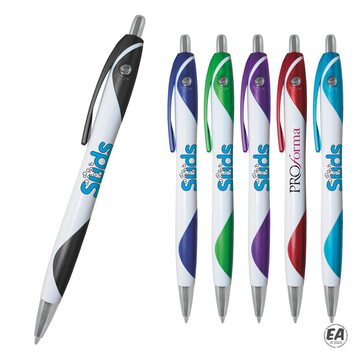 Branded Souvenir Tidal Pen Customized Click Pens Promotional