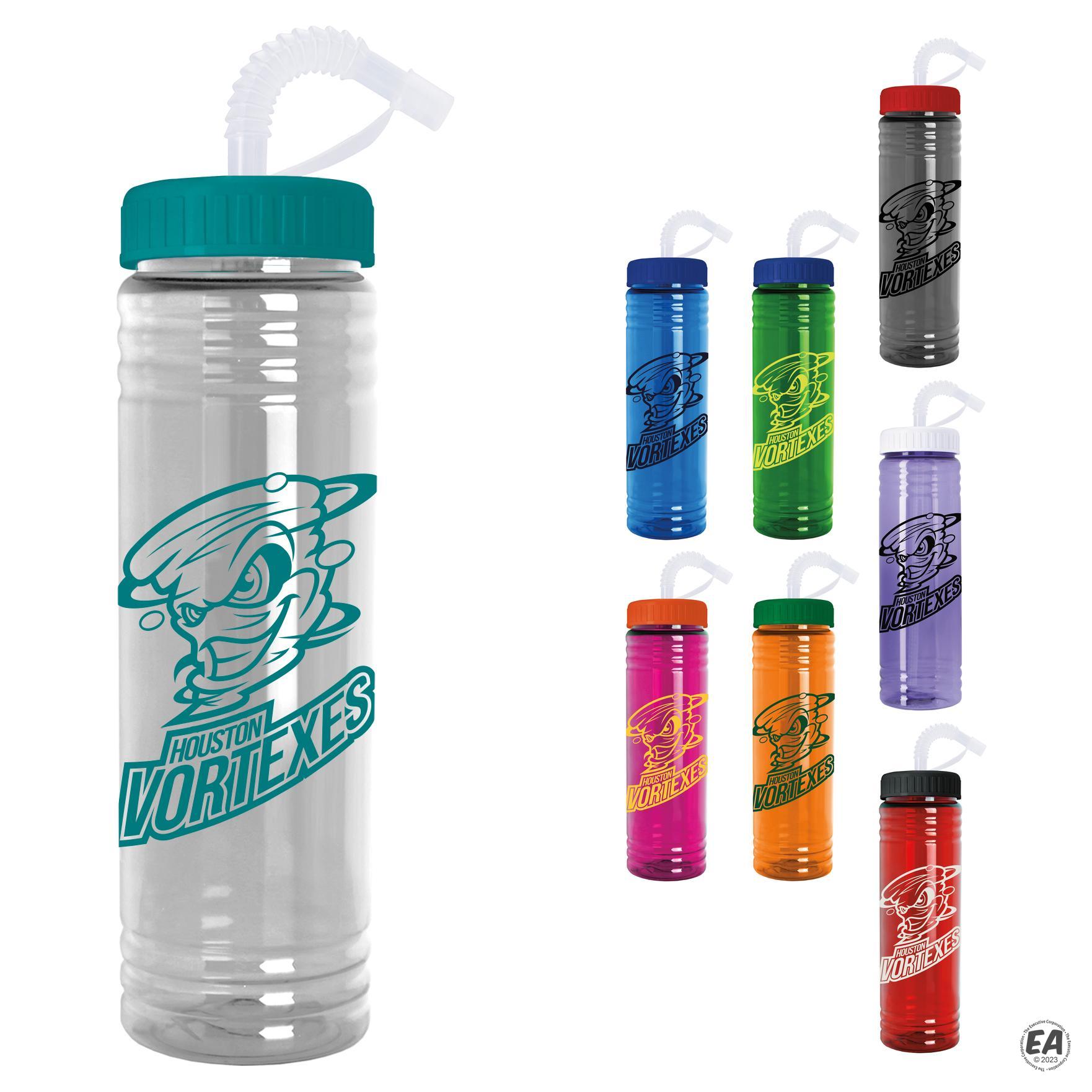Promotional Slim Fit 24 oz Water Bottle With Straw Lid | Customized ...